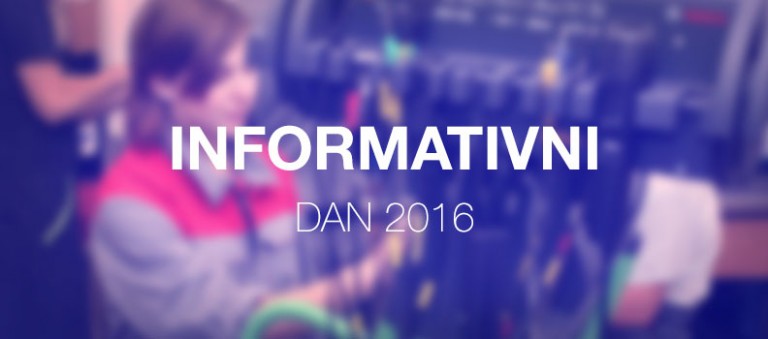 Grafični oglas za informativni dan 2016.