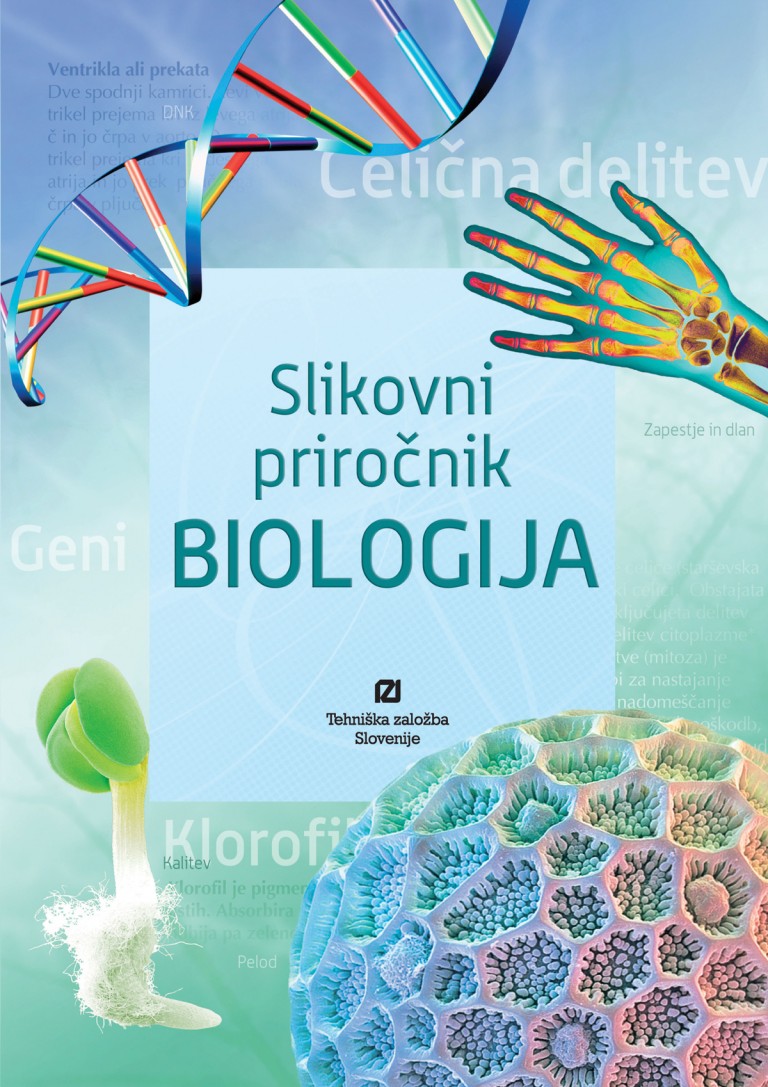 Naslovnica Slikovnega priročnika Biologija.