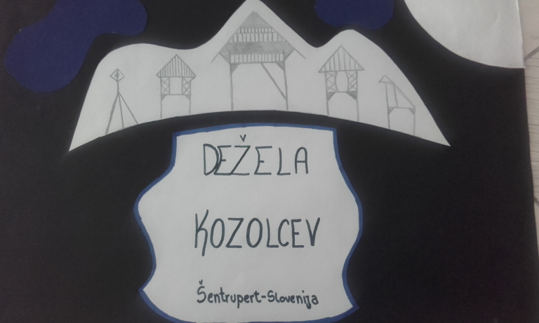 Naslovnica gradiva Dežela kozolcev.
