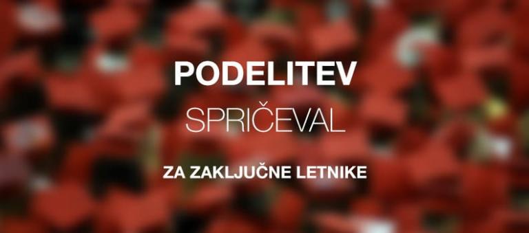 Podelitev spričeval za zaključne letnike.