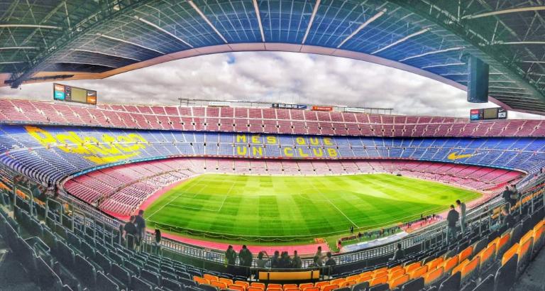Nogometni stadion v Barceloni.