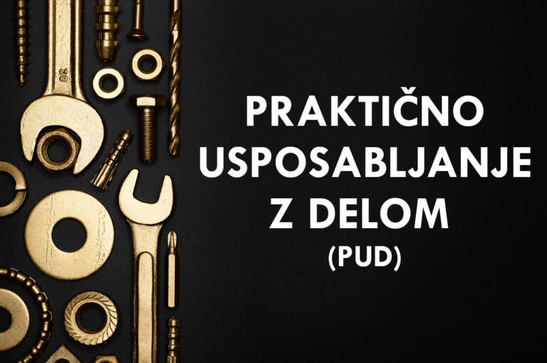 Obvestilo o praktičnem usposabljanju z delom.
