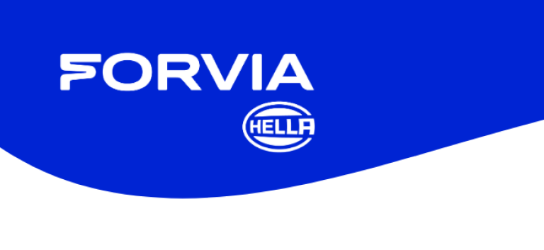 Grafika podjetja Hella Saturnus Slovenija z logotipom Hella.